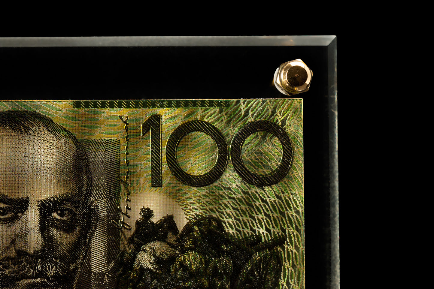 24 Carat Gold Australian $100 Banknote